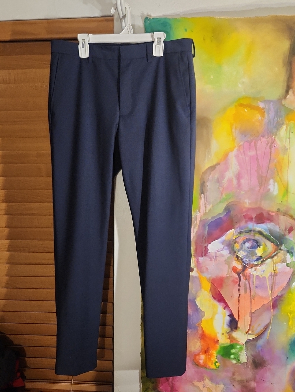 J. Crew Men's Navy Slim Dress Pants